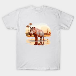 River Hippopotamus T-Shirt